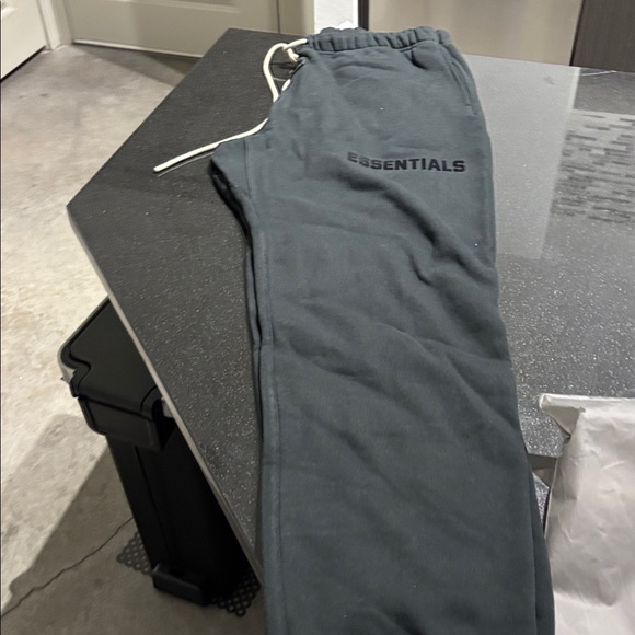 Essentials Men's Gray Sweatpants - Picture 1 of 5
